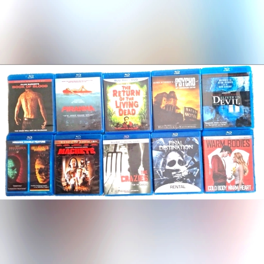 Blu-ray Horror Movie Collection